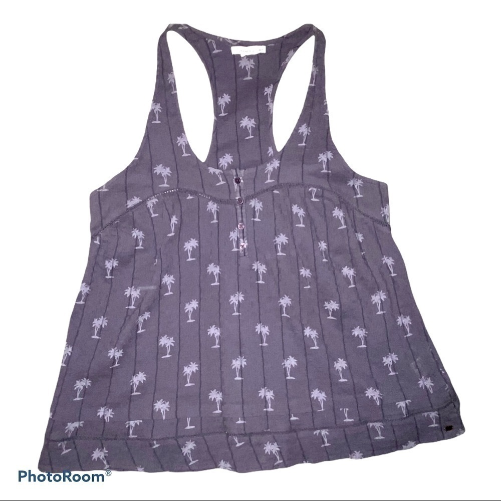 Oneill cotton tropical racer back tank